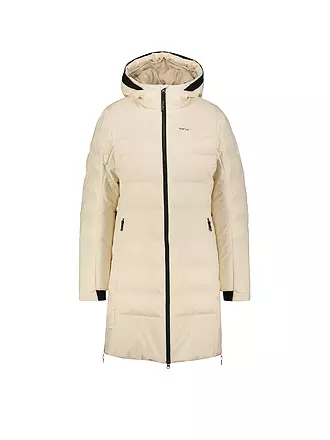 MERU | Cappotto invernale da donna Esbjerg con cappuccio | beige